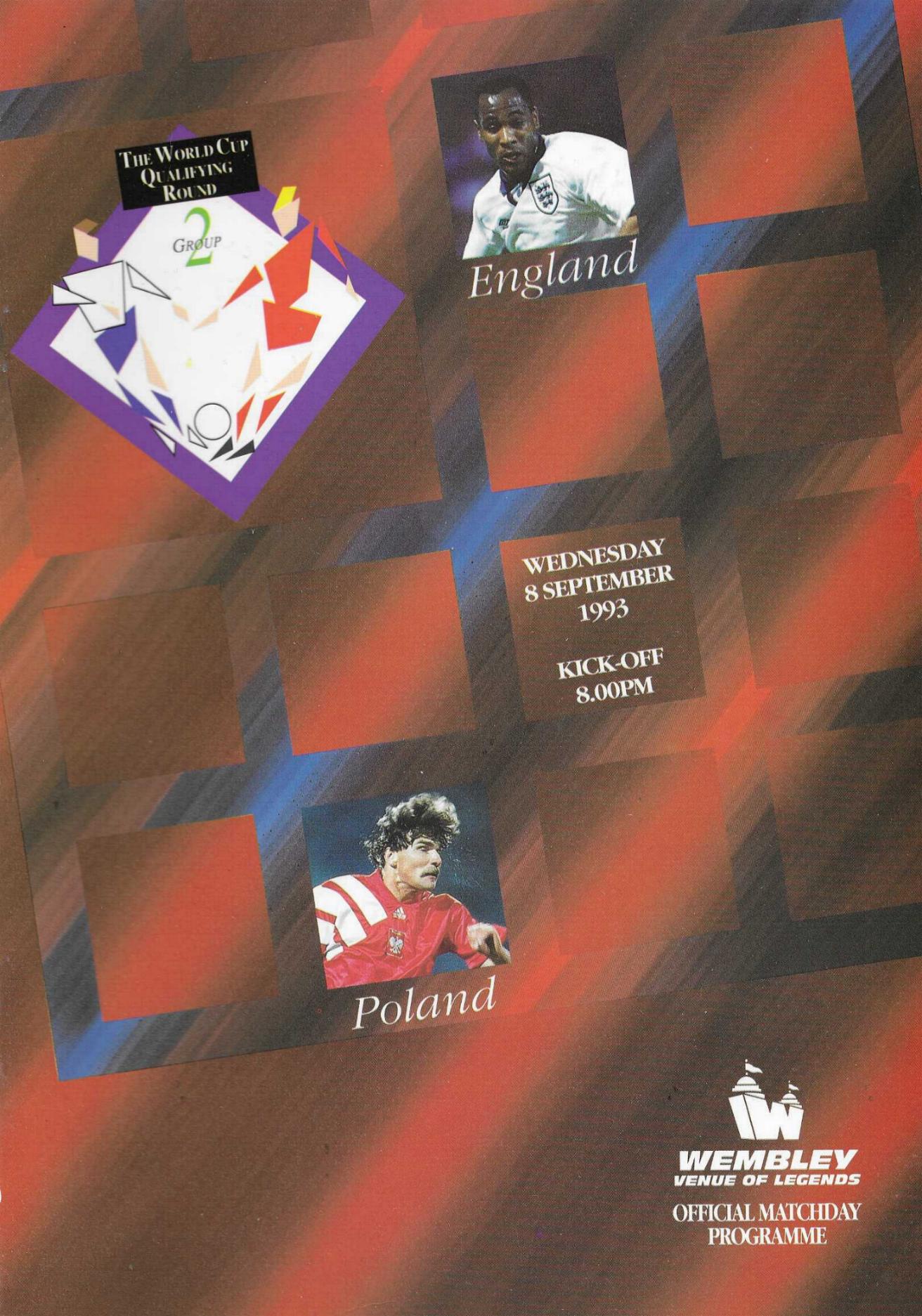 1993 - ENGLAND v POLAND